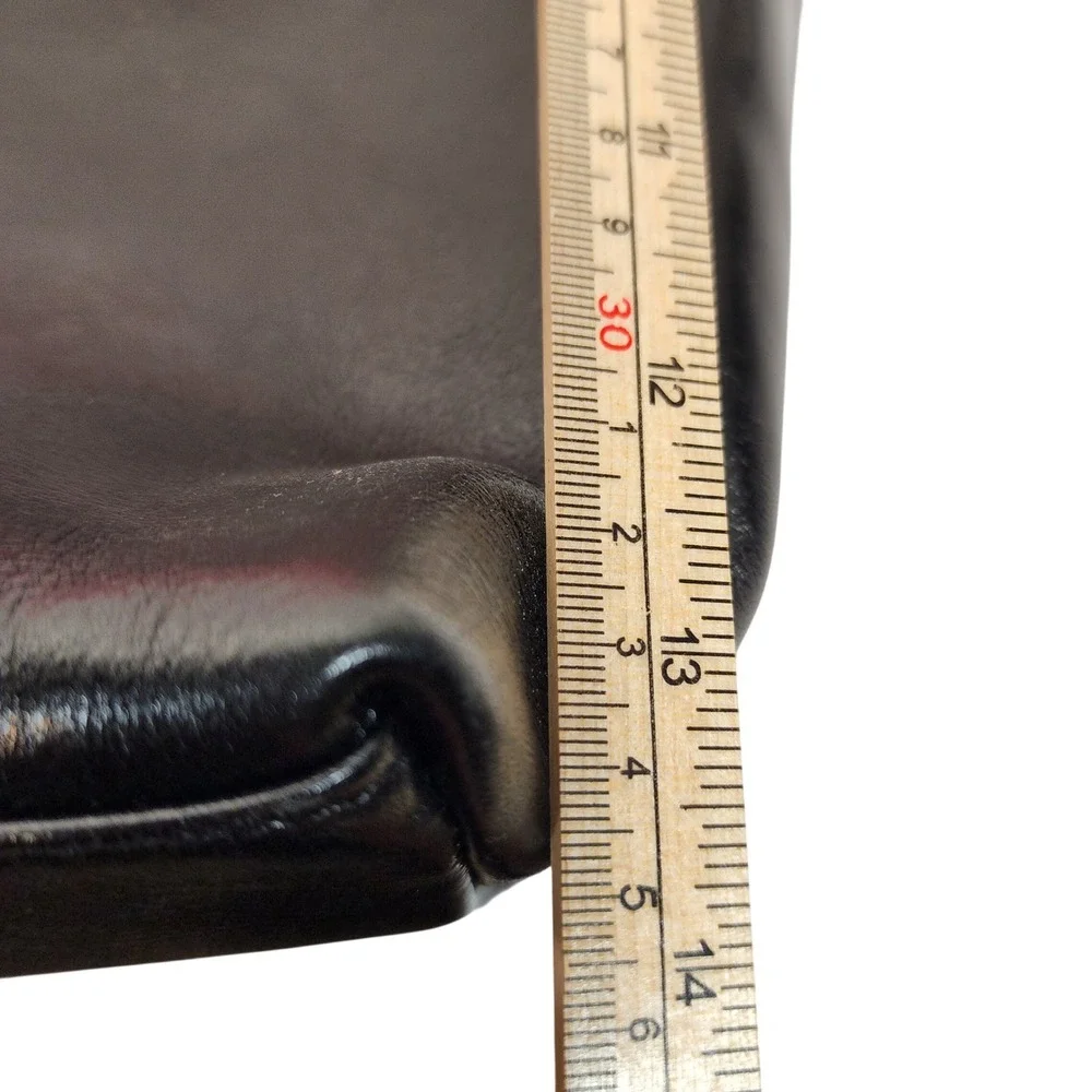 Two Tone Pink and‎ Black Leather Hobo Shoulder Bag with Adjustable Strap